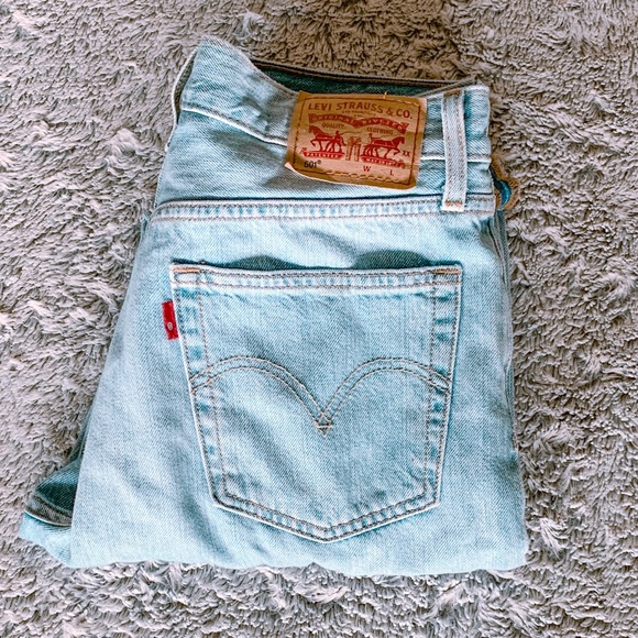 Levi's Denim - Vintage Levi 501 High Waisted Button Fly Jeans